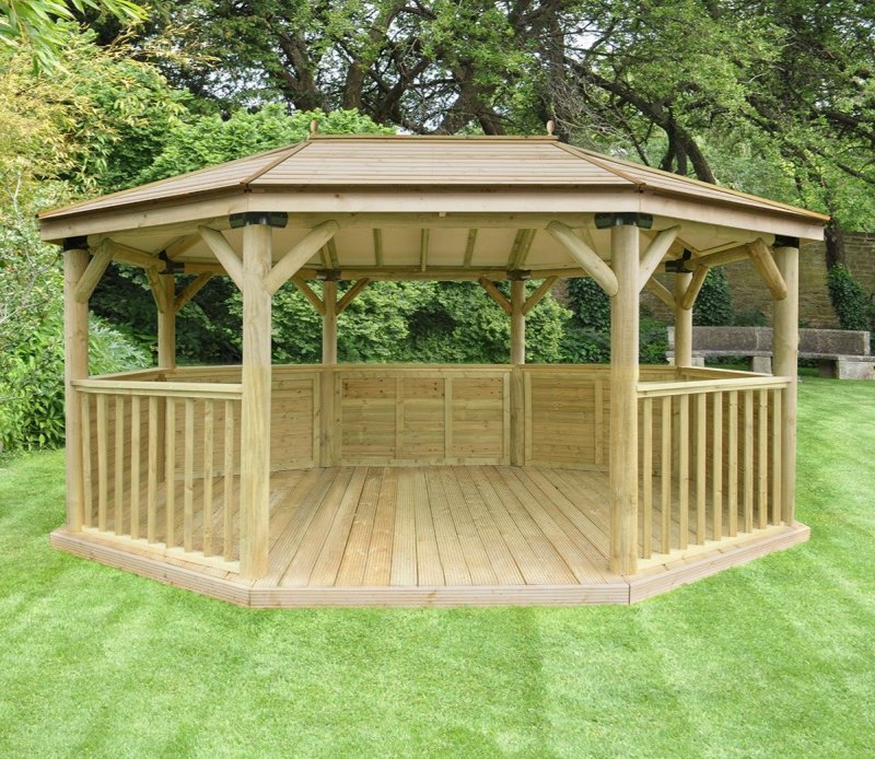 Беседка брусовая Gazebos