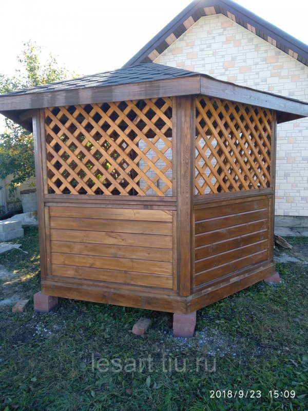 Деревянные беседки