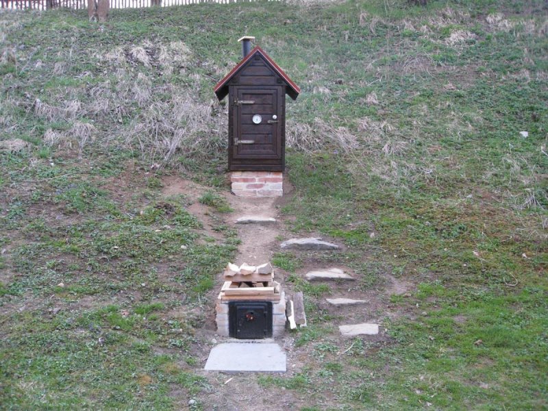 Коптильня из старого котла