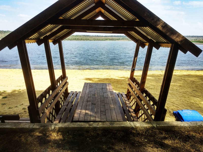 Беседка в морском стиле