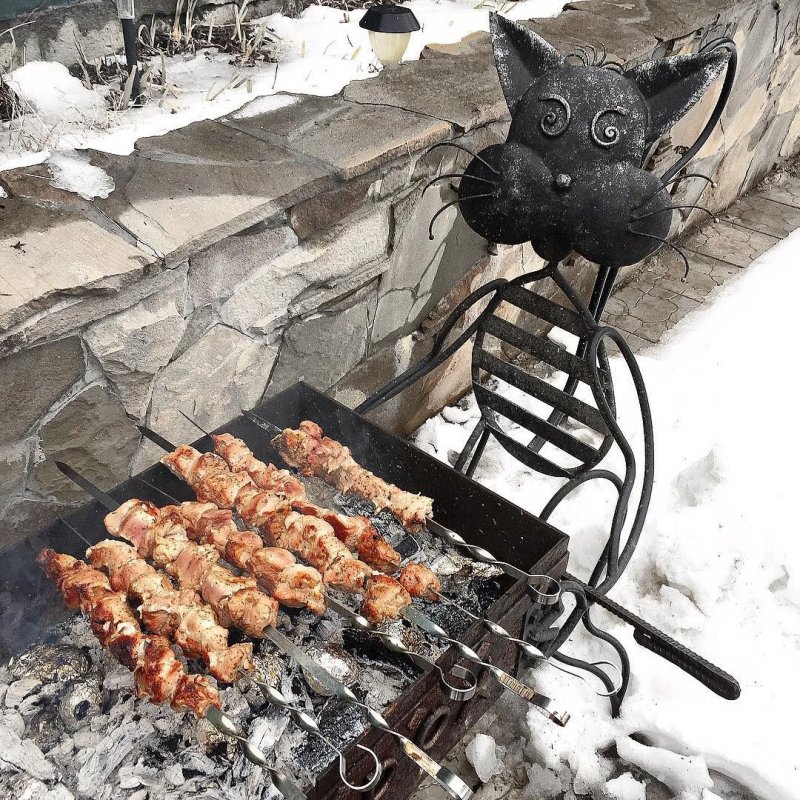 Шашлык на мангале
