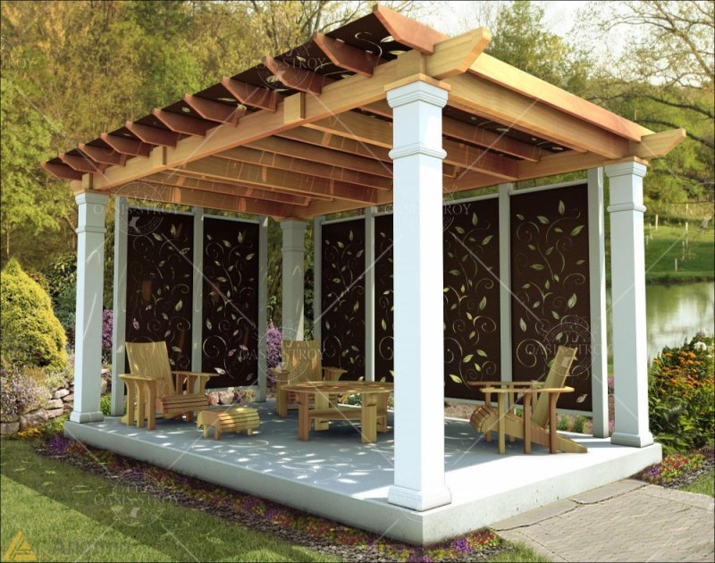 Красивые беседки