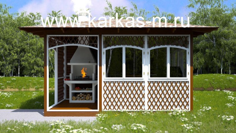 Беседка для дачи