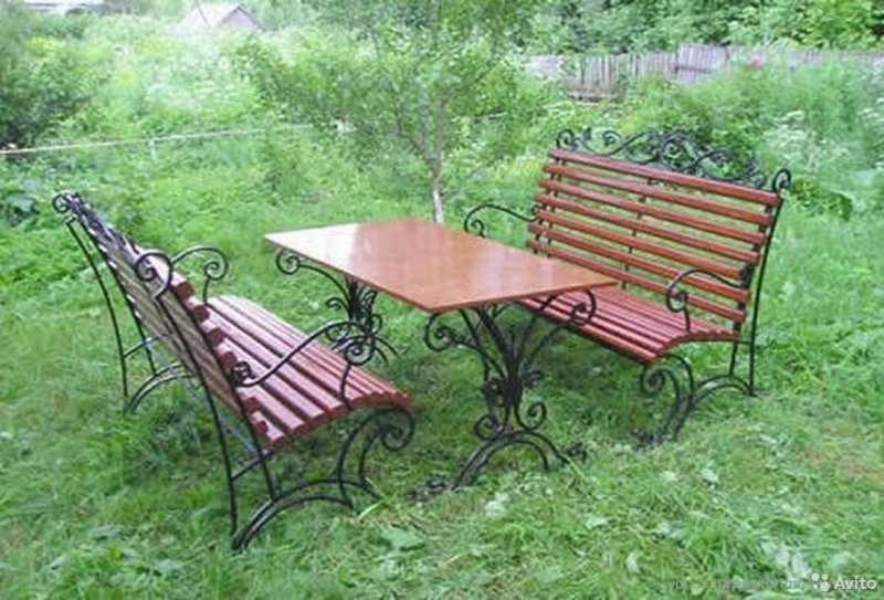 Дачная мебель из металла