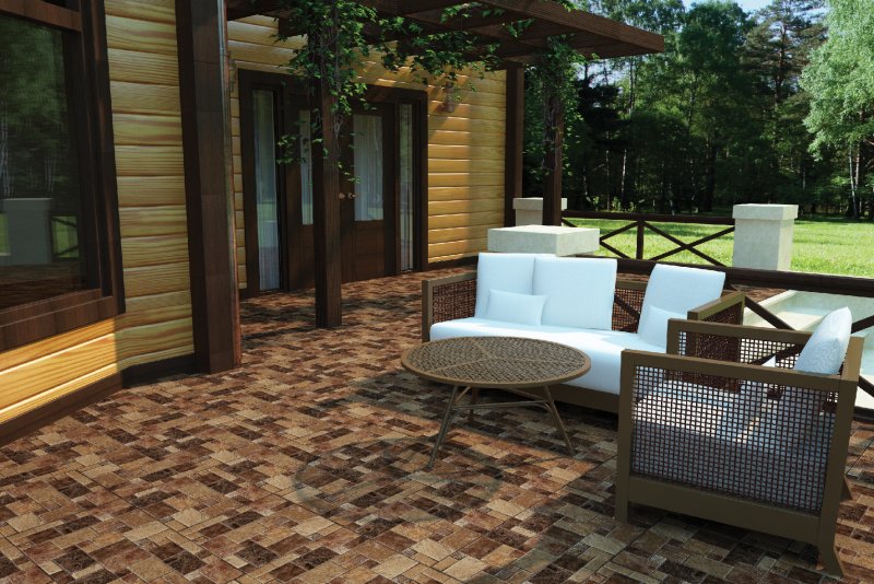 Cersanit c-ri4r112d Rimini коричневый рельефный 42x42