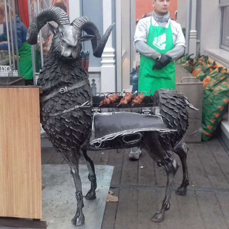 Мангал в виде животных