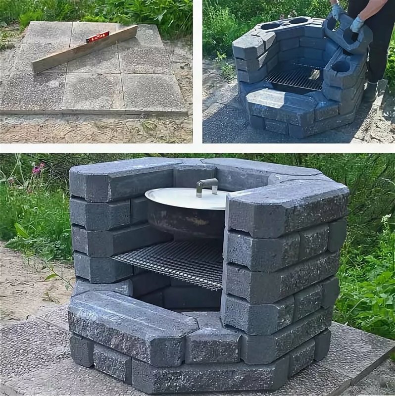 Жаровня из кирпича