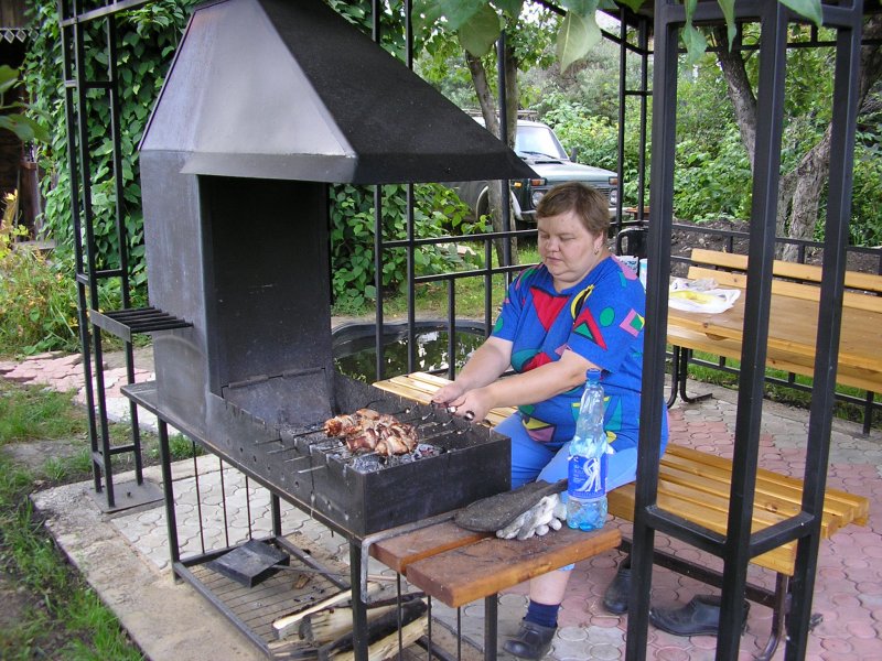 Шашлычная своими руками