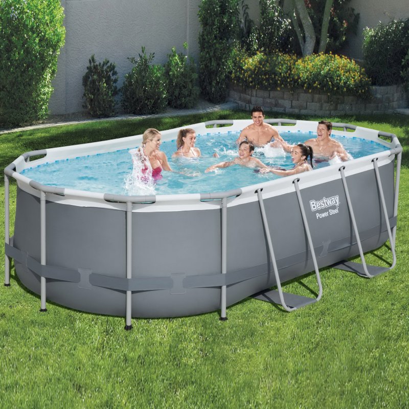 Каркасный бассейн Power Steel 427х250х100см, 7250л,