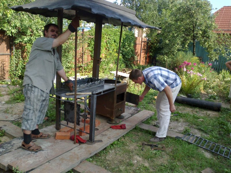 Место под мангал на даче