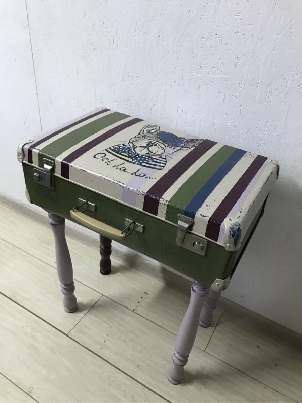 Кофейный столик из чемодана