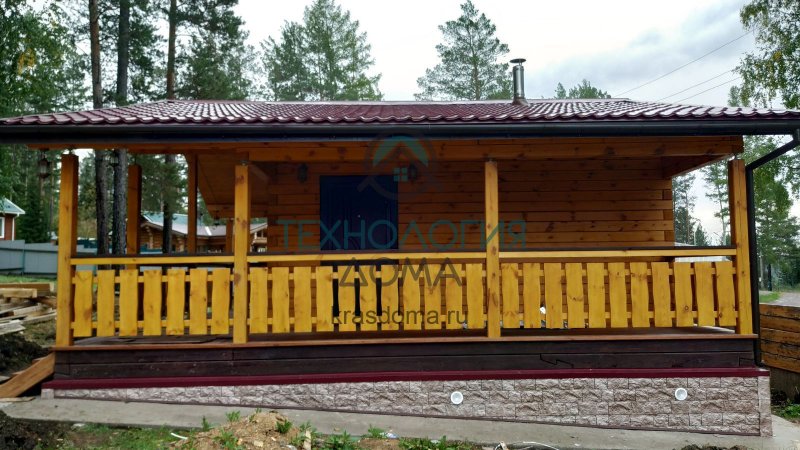 Терраса к старой бане