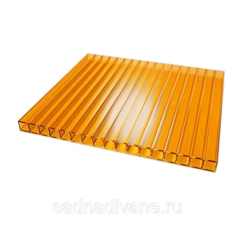 Поликарбонат жёлтый 6000*2100