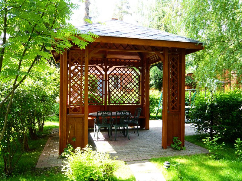 Беседки из дерева