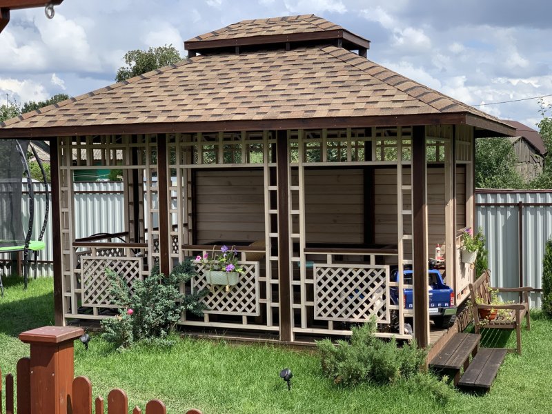 Шатер 3.5 на 5.3 Steel Gazebo