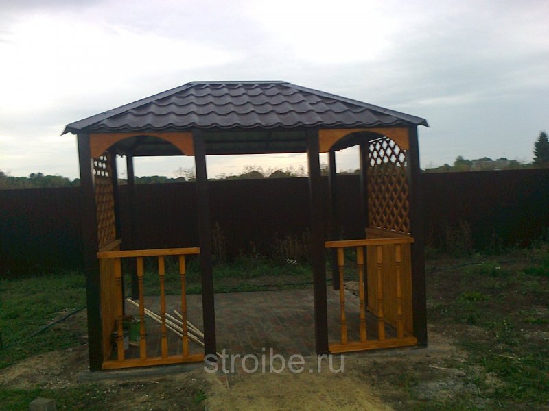 Беседки из металла