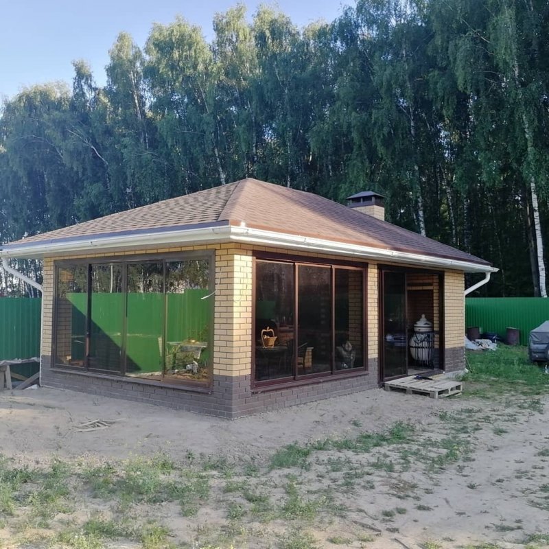 Современная летняя кухня