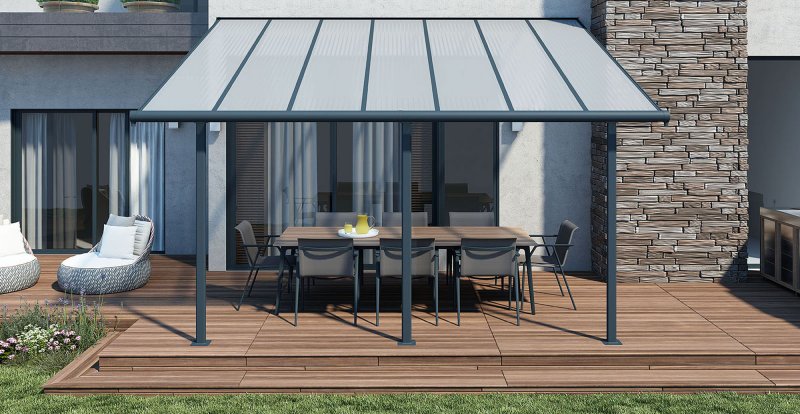 Шатер Veranda Helios, серый