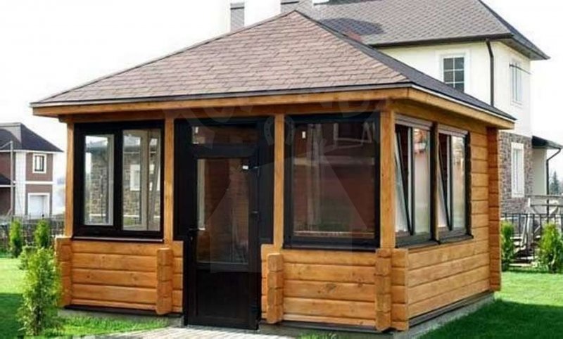 Беседка брусовая Gazebos