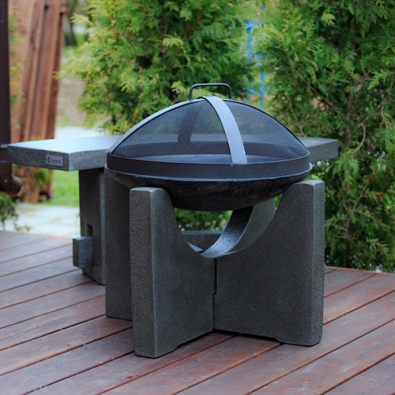 Чугунная костровая чаша Iron 1000w
