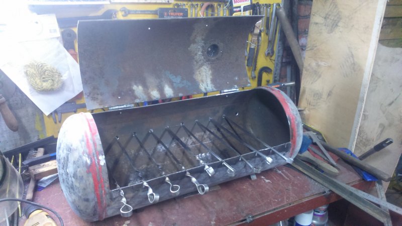 Мангал из газового баллона 100 л