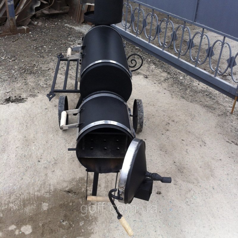 Смоки гриль из газового баллона