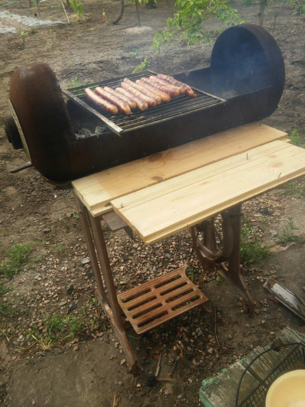 Цветочница из газового баллона