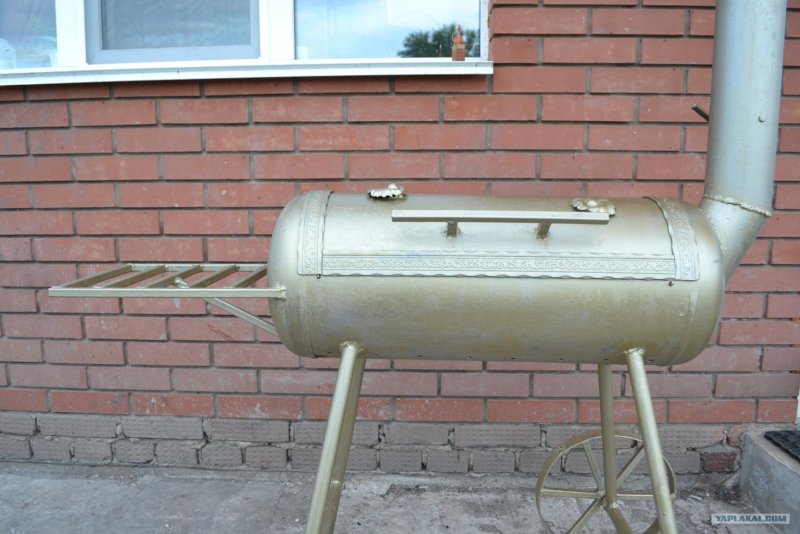 Барбекю из газового баллона