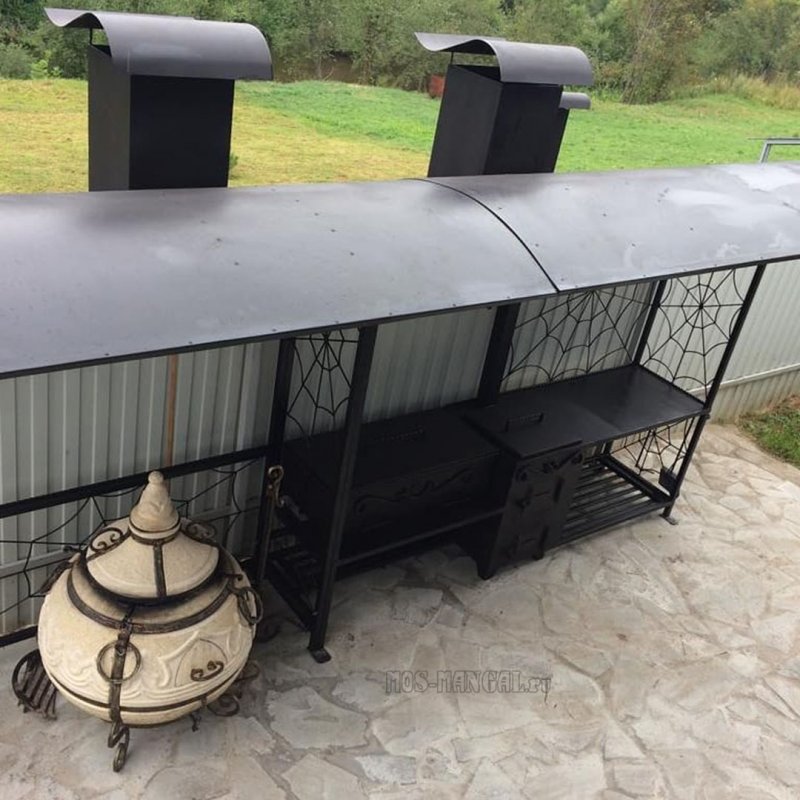 Навес для мангала Grillkoff шашлычник 150 х 215 х 232 см