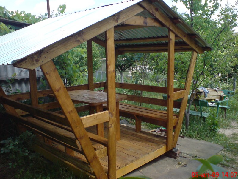 Красивые дачные беседки