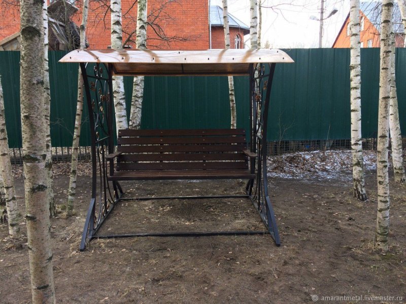 Качеля кованная Садовая