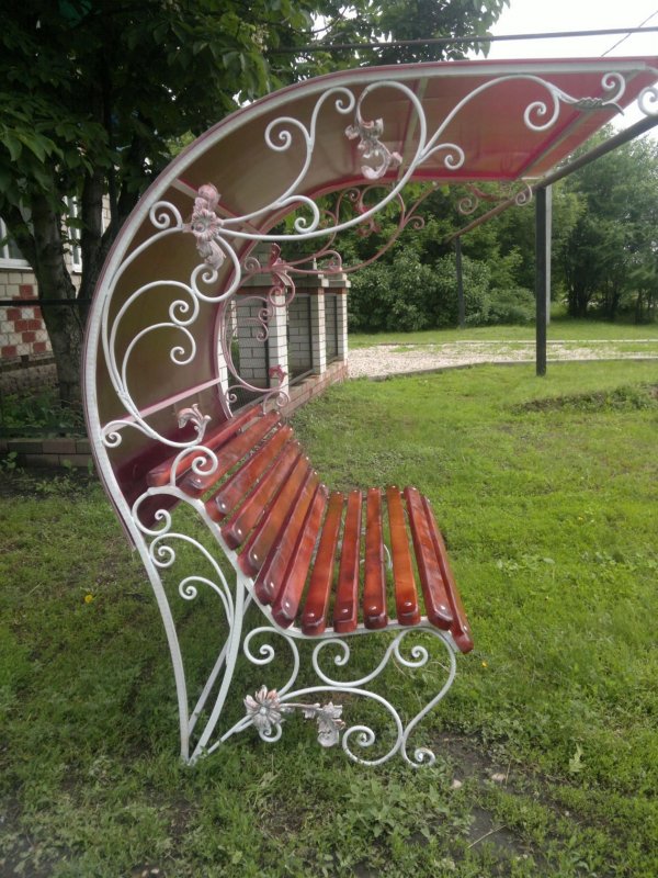 Лавочка качель 2000*450*2200