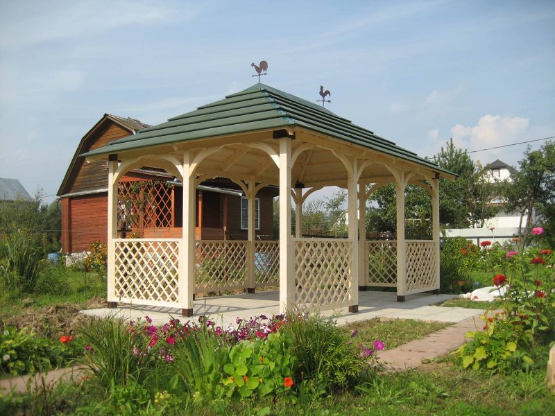 Каркасная беседка