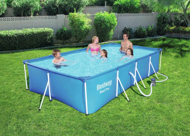 Bestway 56405 каркасный бассейн Steel Pro, 400 х 211 х 81 см, 5700л