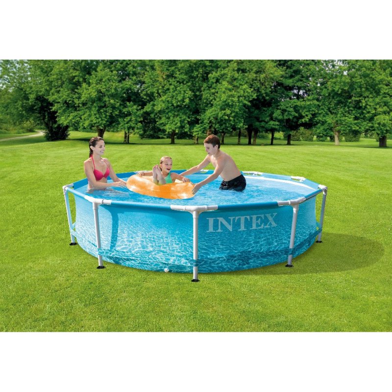 Бассейн каркасный Intex каркасный Metal frame Beachside (305х76) 76 х 305 см