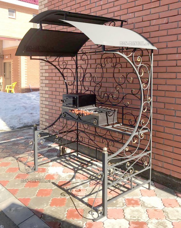 Мангальная зона холодная ковка