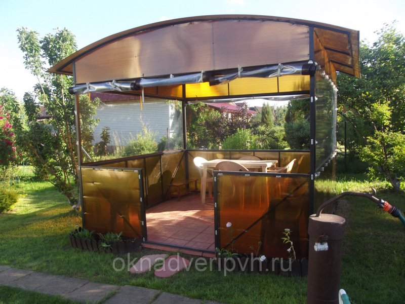 Мягкие окна для веранды крепления