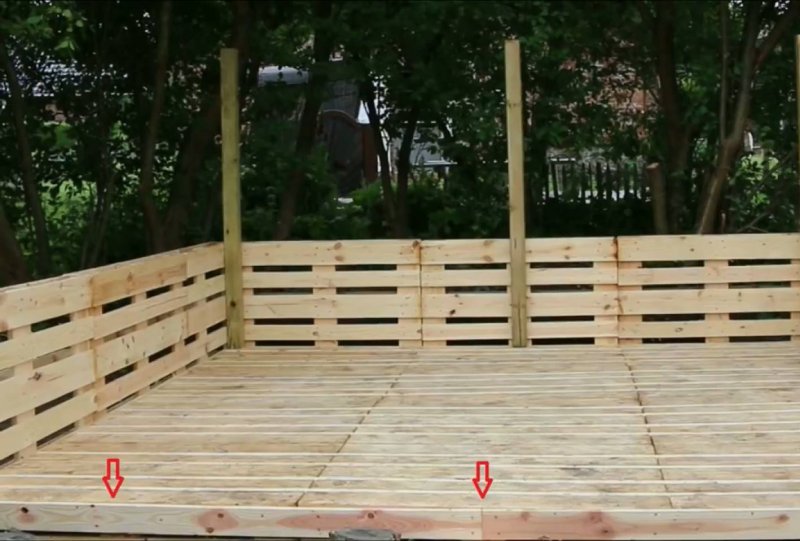Мебель для беседки из паллет