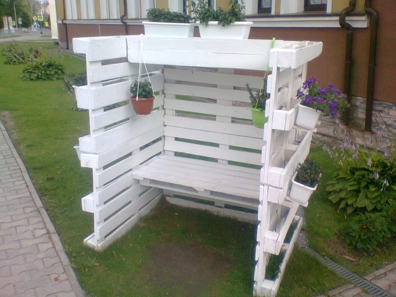 Диван в беседку