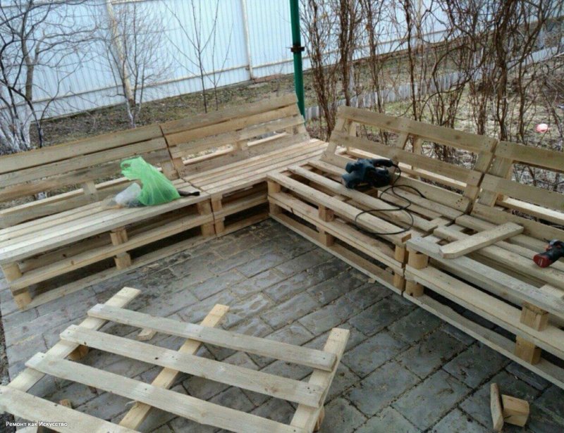 Конструкции из европоддонов