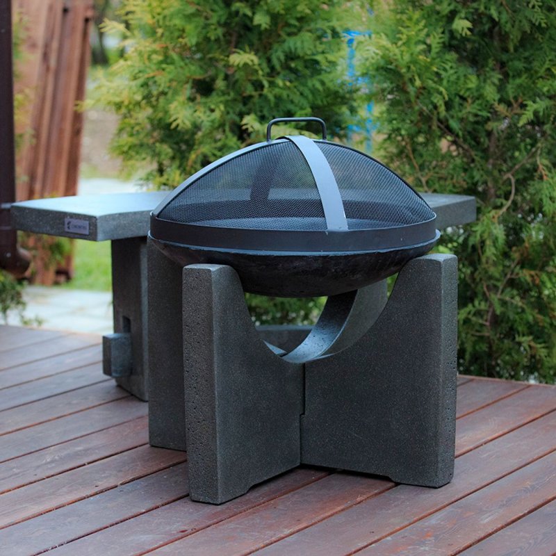 Чугунная костровая чаша Iron 1000w