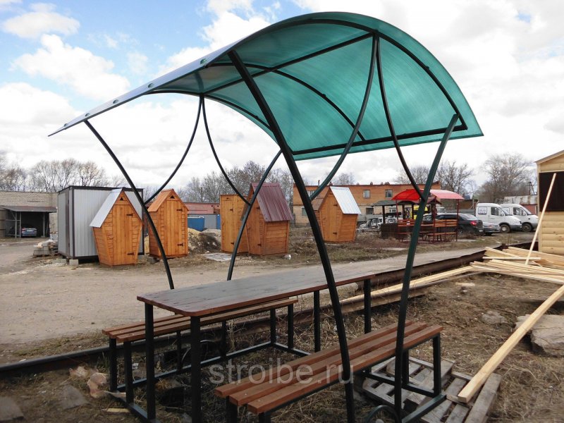 Беседки из металлоконструкций