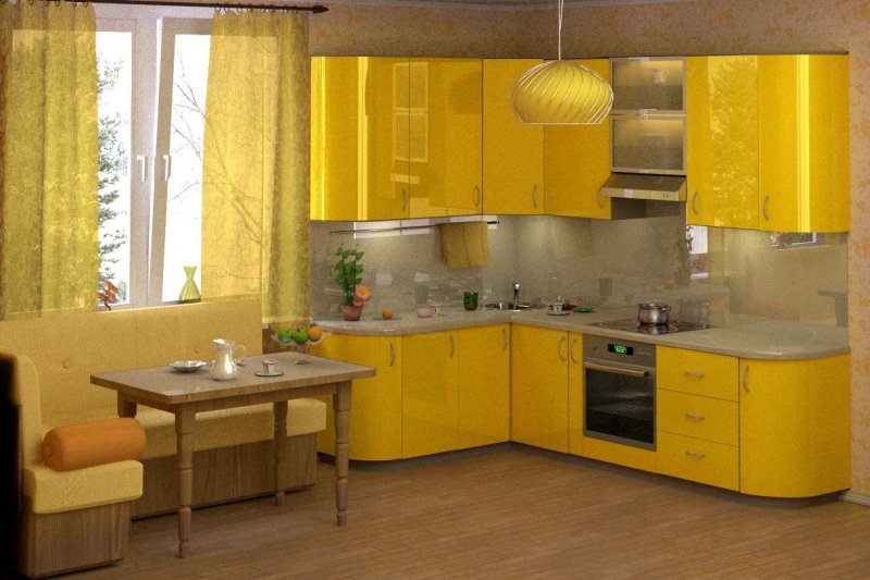 Кухни салатовые