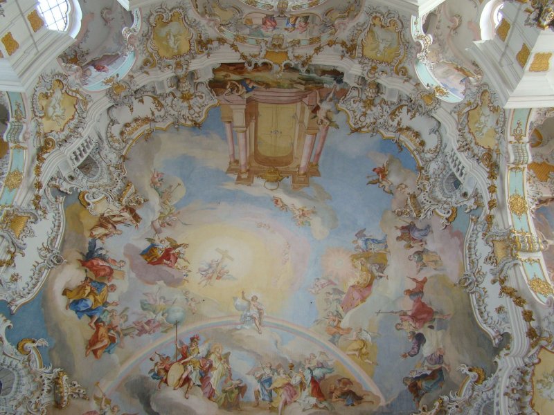 Фреска рококо