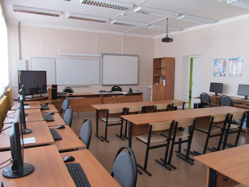 Кабинет информатики в колледже