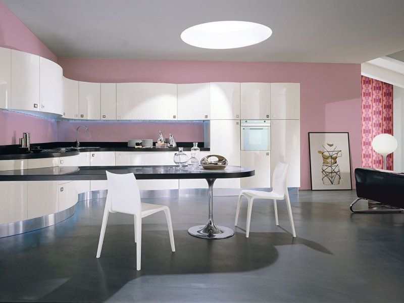Aster cucine красная кухня