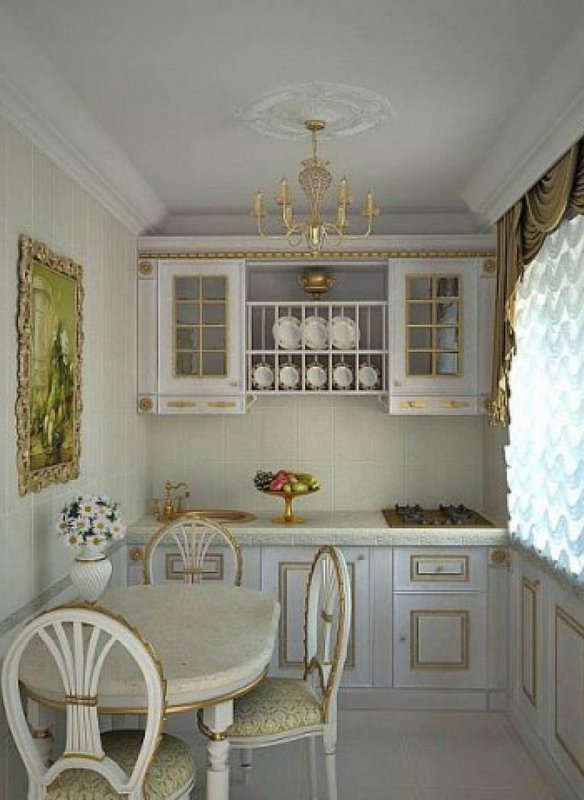 Кухня 5 кв м Прованс