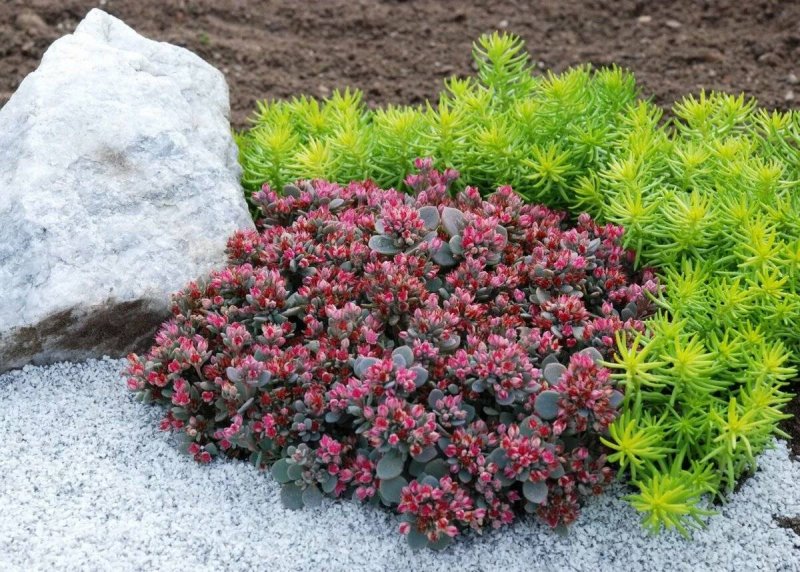 Big Sedum field
