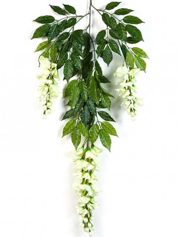 Лиана белая Глициния искусственная