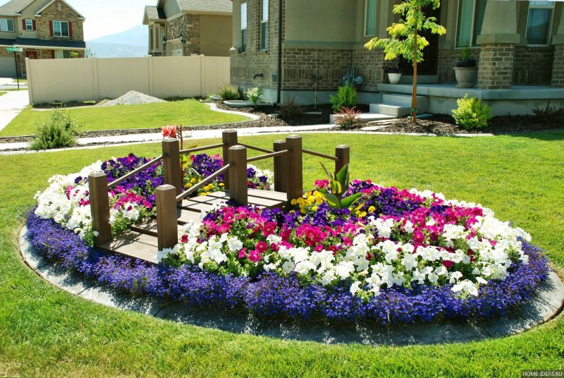 Красивые клумбы